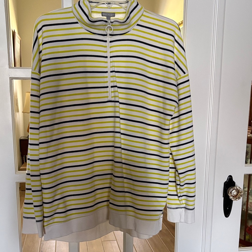 T by Talbots quarter zip. Size large